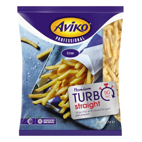 AVIKO FRYTKI PREMIUM TURBO PROST 9,5mm 2,5kg/5