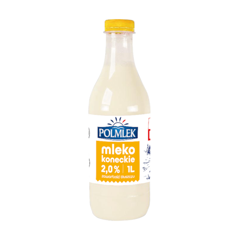 POLMLEK MLEKO KONECKIE 1L 2% (6) butelka