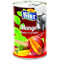 KIER MANGO W SYROPIE PLASTRY 425g/24