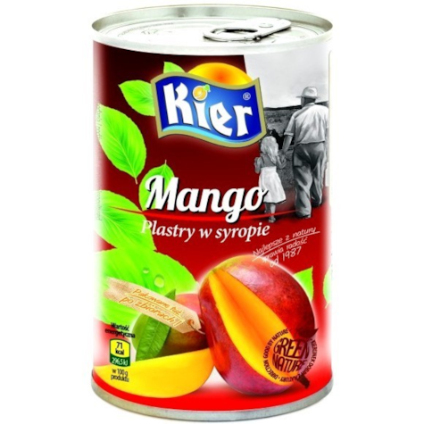 KIER MANGO W SYROPIE PLASTRY 425g/24