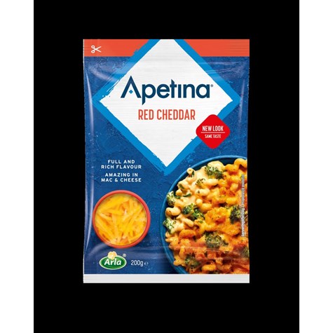 ARLA APETINA WIÓRKI RED CHEDDAR 200g/12