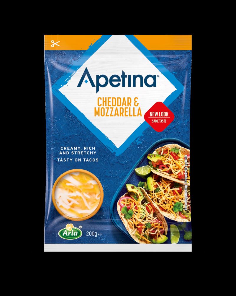 ARLA APETINA WIÓRKI CHEDDAR I MOZZARELLA 200g/12