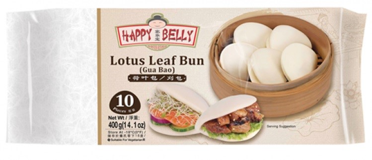 ASIA BUŁECZKA BAO SANDWICH 400g/12 LOTUS LEAF