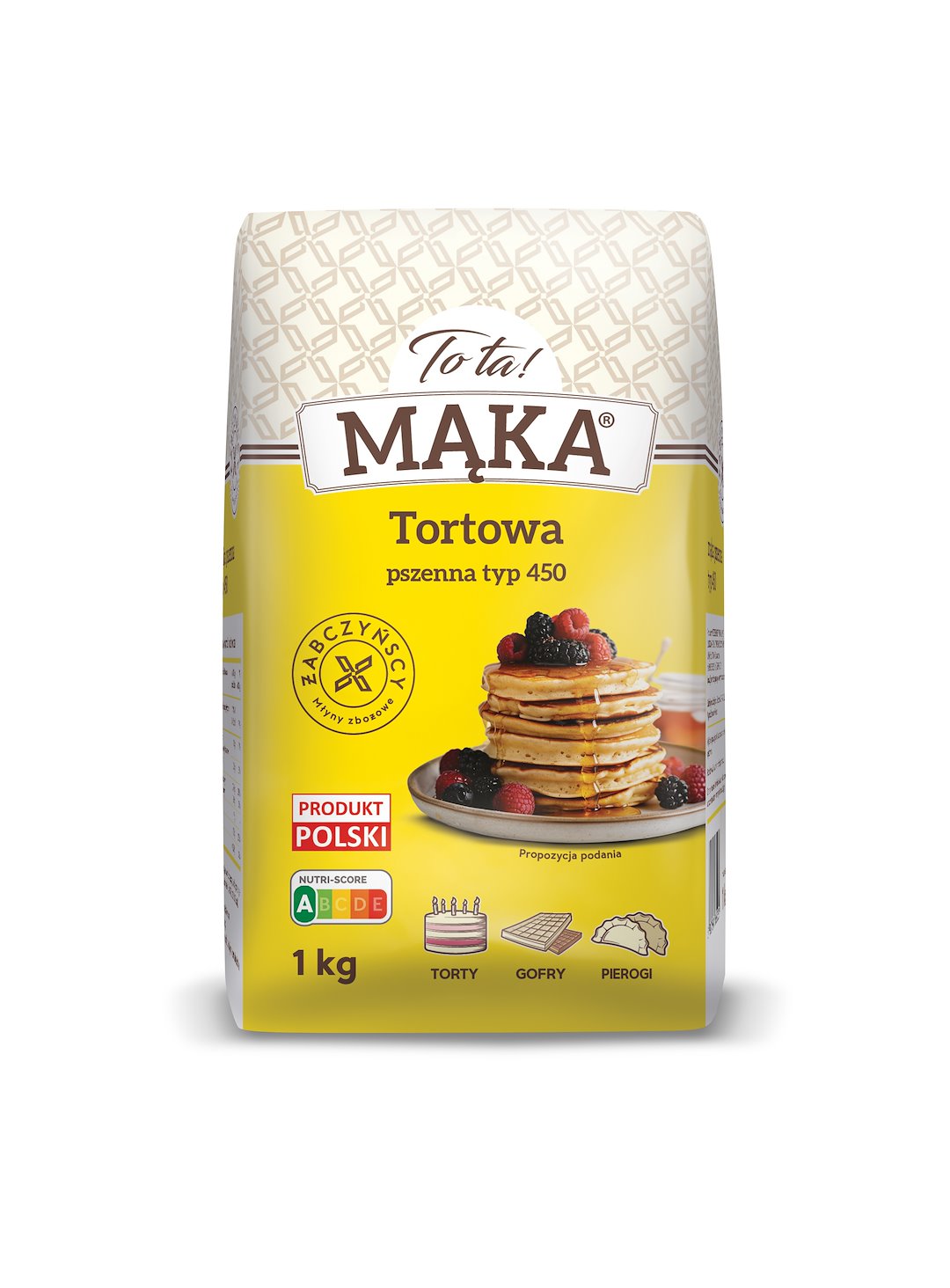 MĄKA TOTA PSZENNA TORTOWA 1kg/10 typ 450