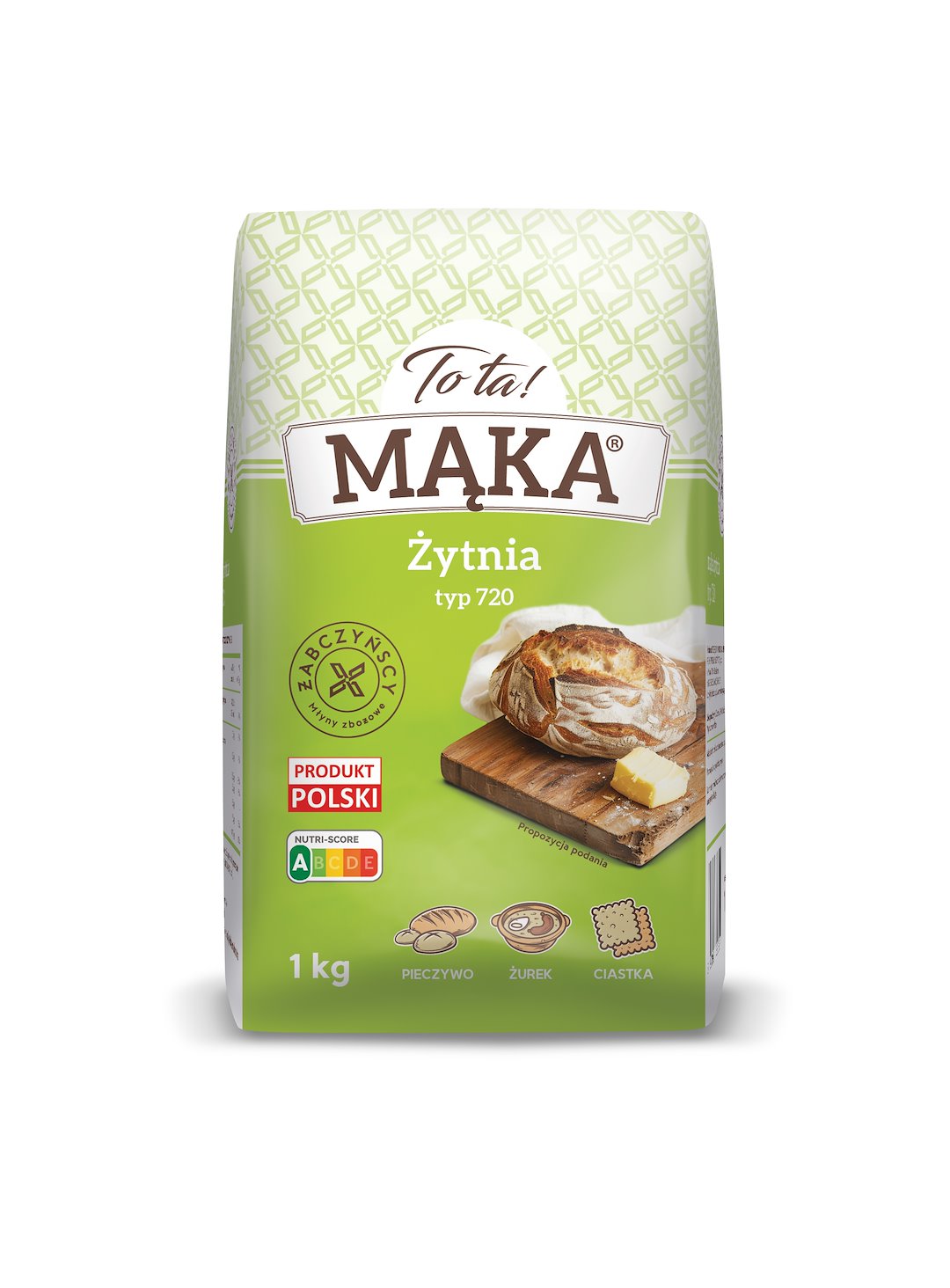 MĄKA TOTA ŻYTNIA 1kg/10 typ 720