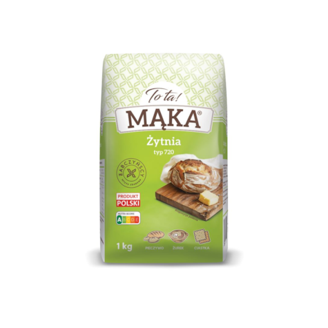 MĄKA TOTA ŻYTNIA 1kg/10 typ 720