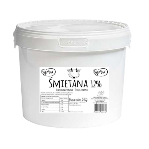 FIGAND ŚMIETANA 5L 12%