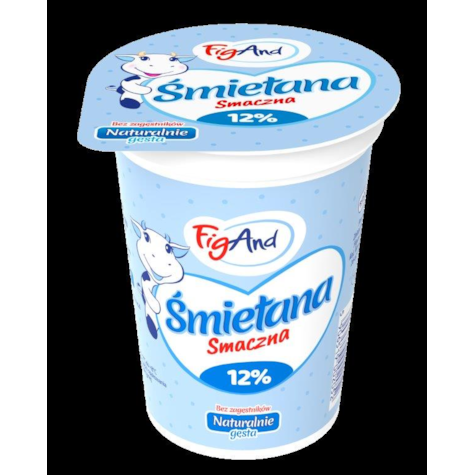 FIGAND ŚMIETANA 400g 12% (12)