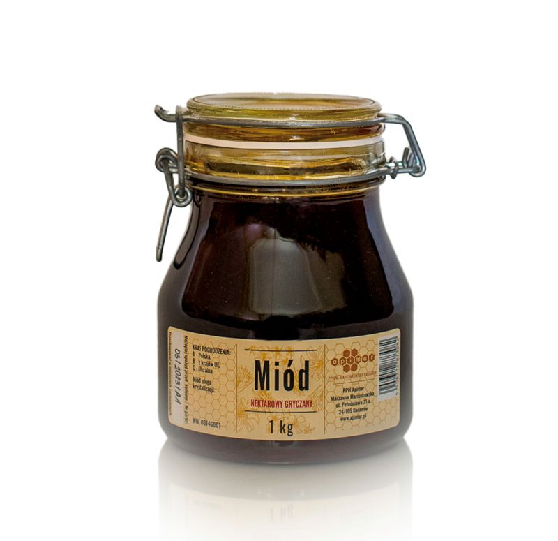 APIMAR MIÓD GRYCZANY 1kg/4 słoik