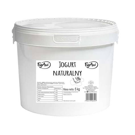 FIGAND JOGURT NATURALNY 1,5% WIADRO 5kg