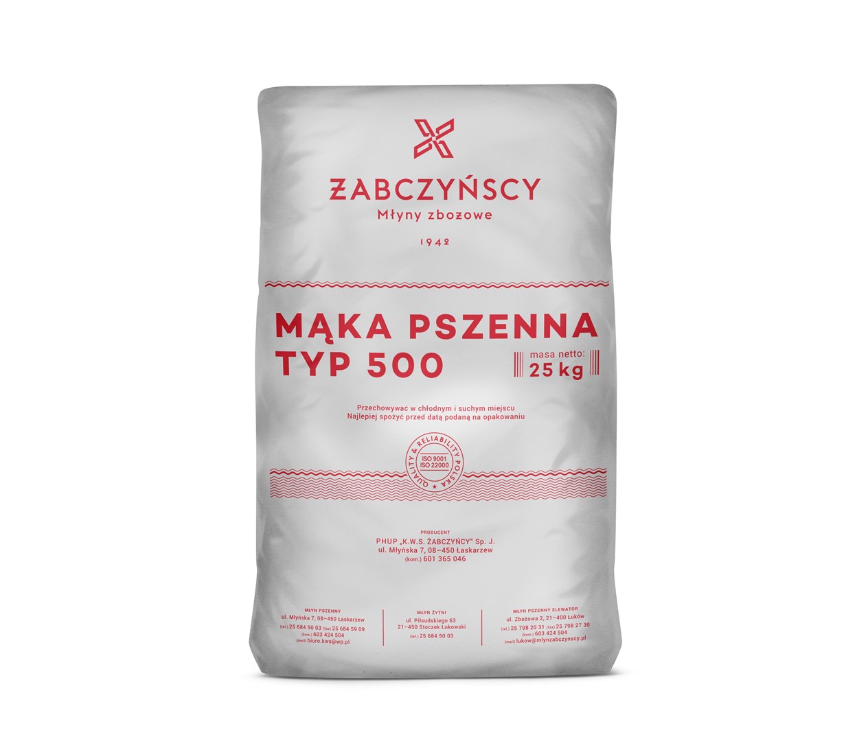 MĄKA TOTA PSZENNA 25kg typ 500