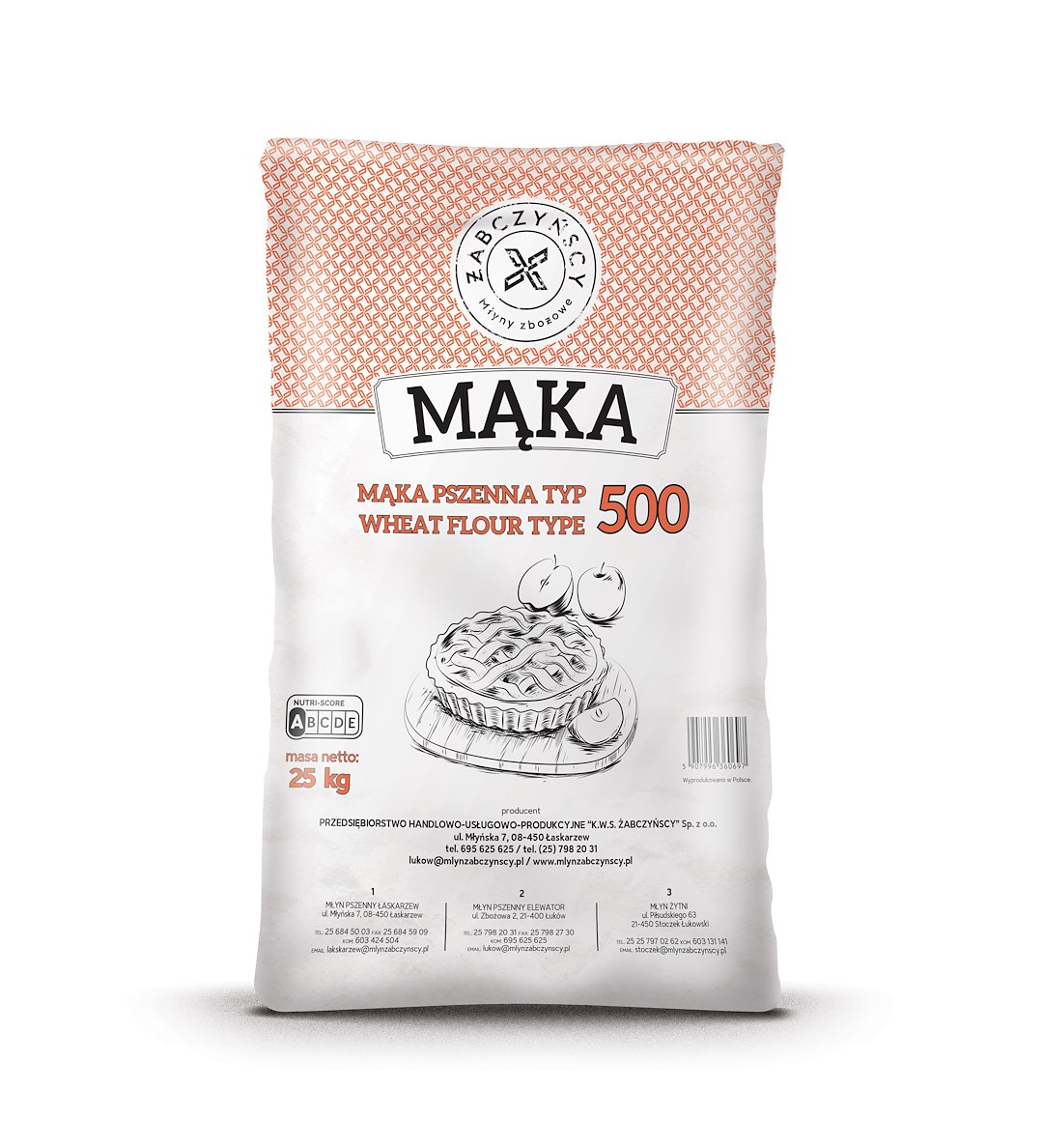 MĄKA TOTA PSZENNA 25kg typ 500