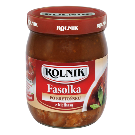 ROLNIK FASOLKA PO BRETOŃSKU Z KIEŁBASĄ 500g/6