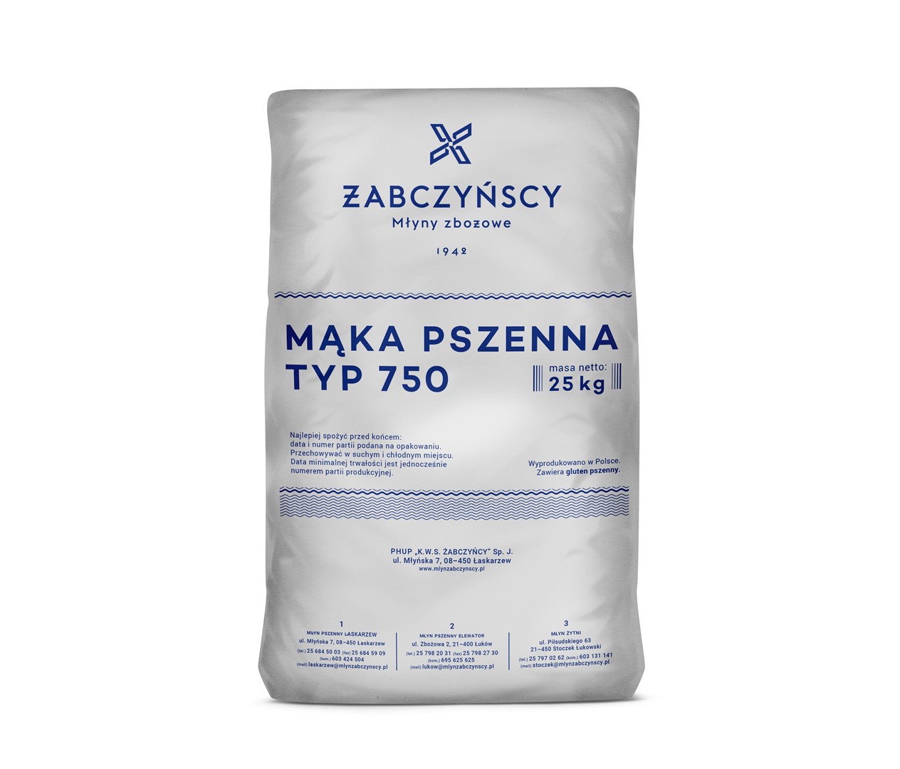 MĄKA TOTA PSZENNA CHLEBOWA 25kg typ 750