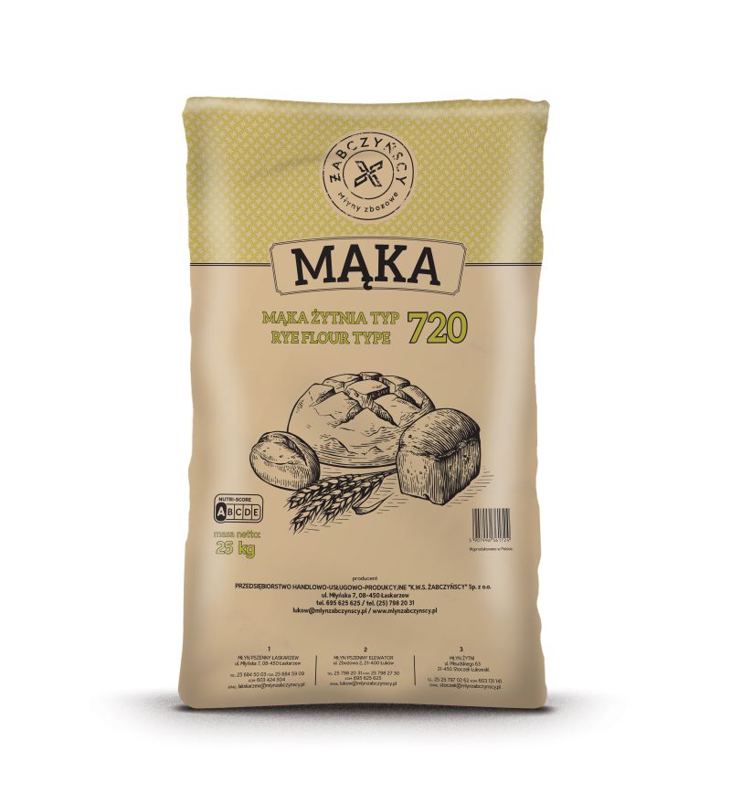 MĄKA TOTA ŻYTNIA 25kg typ 720