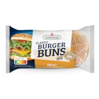 SCHULSTAD CLASSIC BURGER BUNS MAXI 4szt. 328g/7