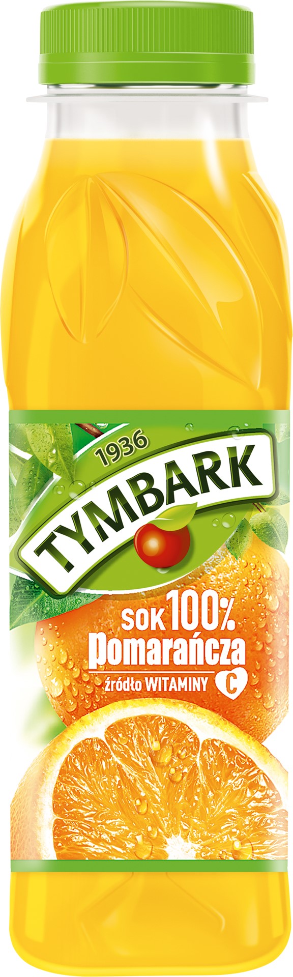 TYMBARK SOK 100% pet pomarańcza 300ml/12