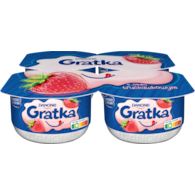 DANONE GRATKA TRUSKAWKA czteropak 115gx4/6