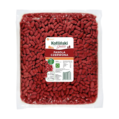 KOTLIŃSKI FASOLA CZERWONA 2500g/2100g/4 VACCUM