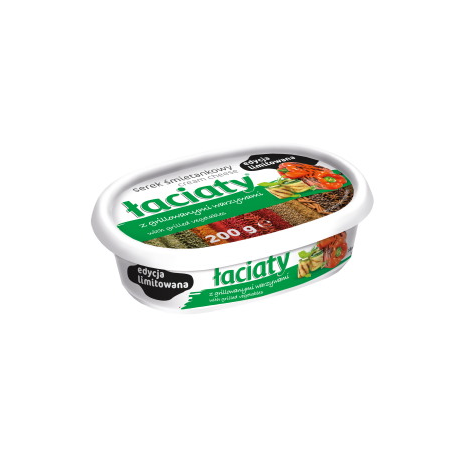 ŁACIATE SEREK ŚMIETANKOWY GRILLOWANE WARZYW 200g/8