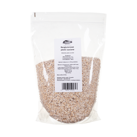 INCOLA PŁATKI OWSIANE BEZGLUTENOWE 2,5kg/8