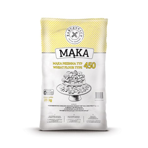MĄKA TOTA PSZENNA TORTOWA 25kg typ 450