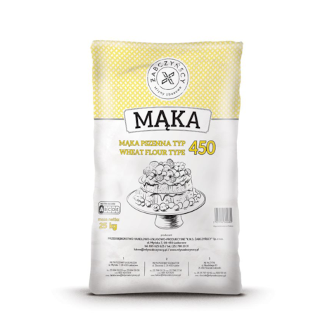 MĄKA TOTA PSZENNA TORTOWA 25kg typ 450