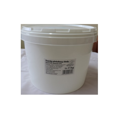 WŁOSZCZOWA TWARÓG WIRÓWKOWY CHUDY 0,5% 11kg