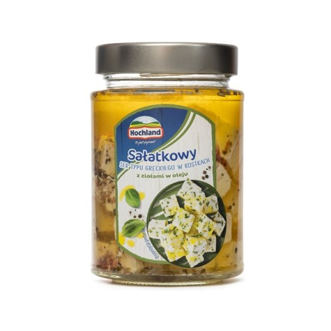 HOCHLAND SAŁATKOWY W OLEJU Z ZIOŁAMI 300g/6