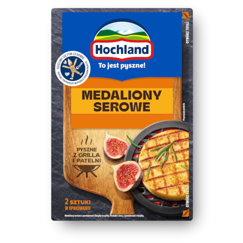 HOCHLAND GRILLOWY MEDALION SEROWY 2x60g/14