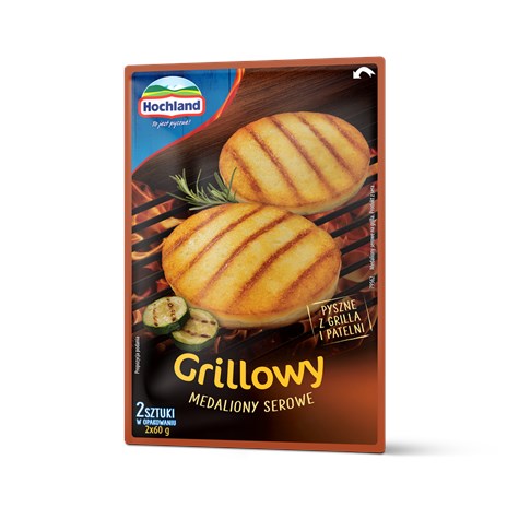 HOCHLAND GRILLOWY MEDALION SEROWY 2x60g/14