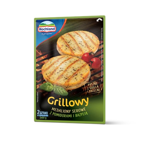 HOCHLAND GRILLOWY MEDALION SEROWY POM/BAZ 2x60g/14