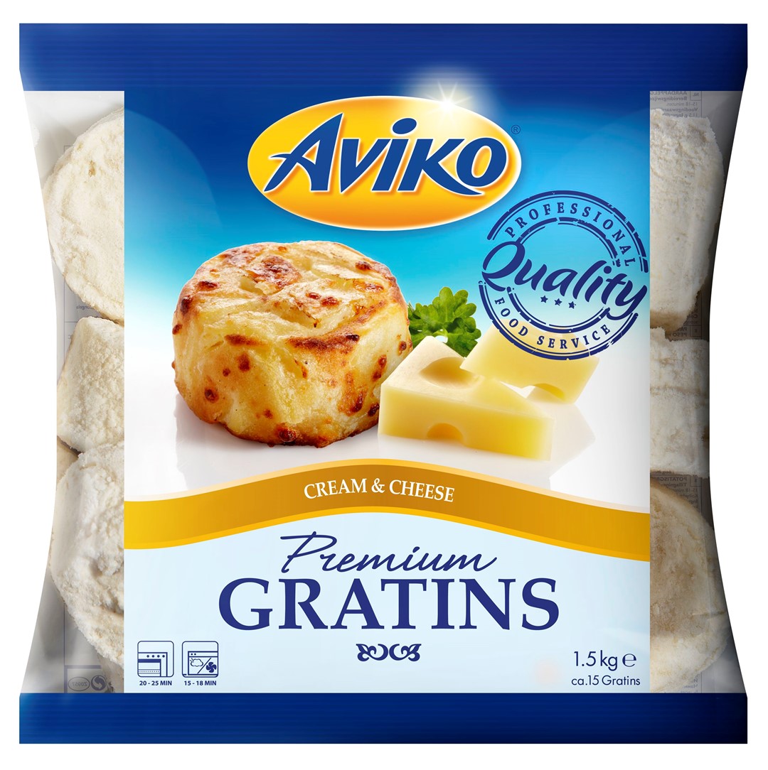 AVIKO GRATINY Z SEREM EMENTALER I ŚMIETANĄ 1500g/6