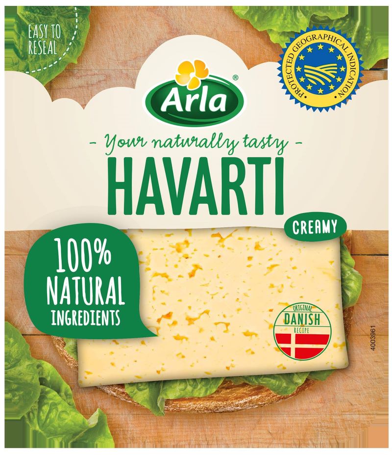 ARLA SER HAVARTI CREAMY PLASTRY 150g/14