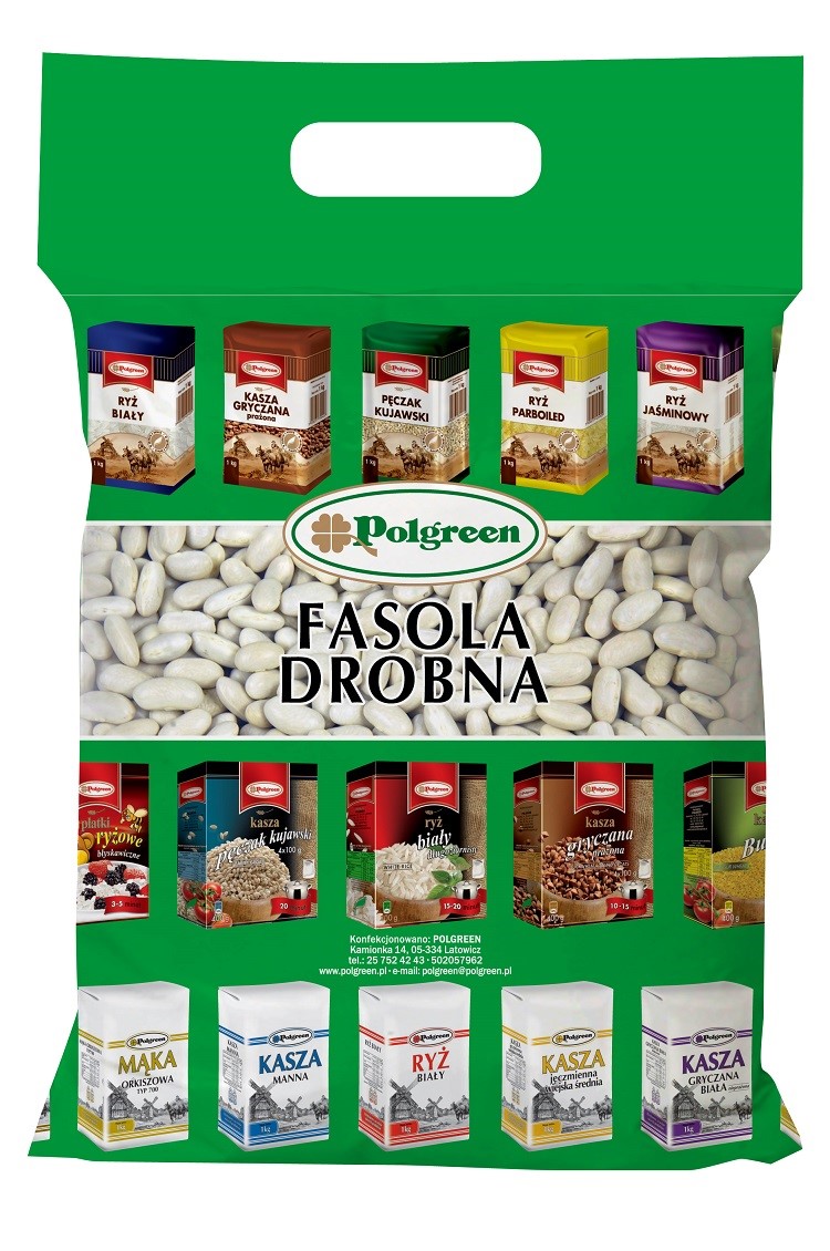 POLGREEN FASOLA BIAŁA DROBNA 5kg