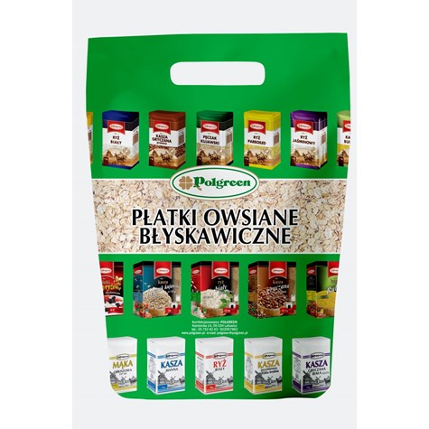 POLGREEN PŁATKI OWSIANE BŁYSKAWICZNE 3kg