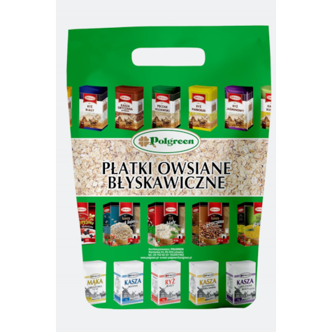 POLGREEN PŁATKI OWSIANE BŁYSKAWICZNE 3kg