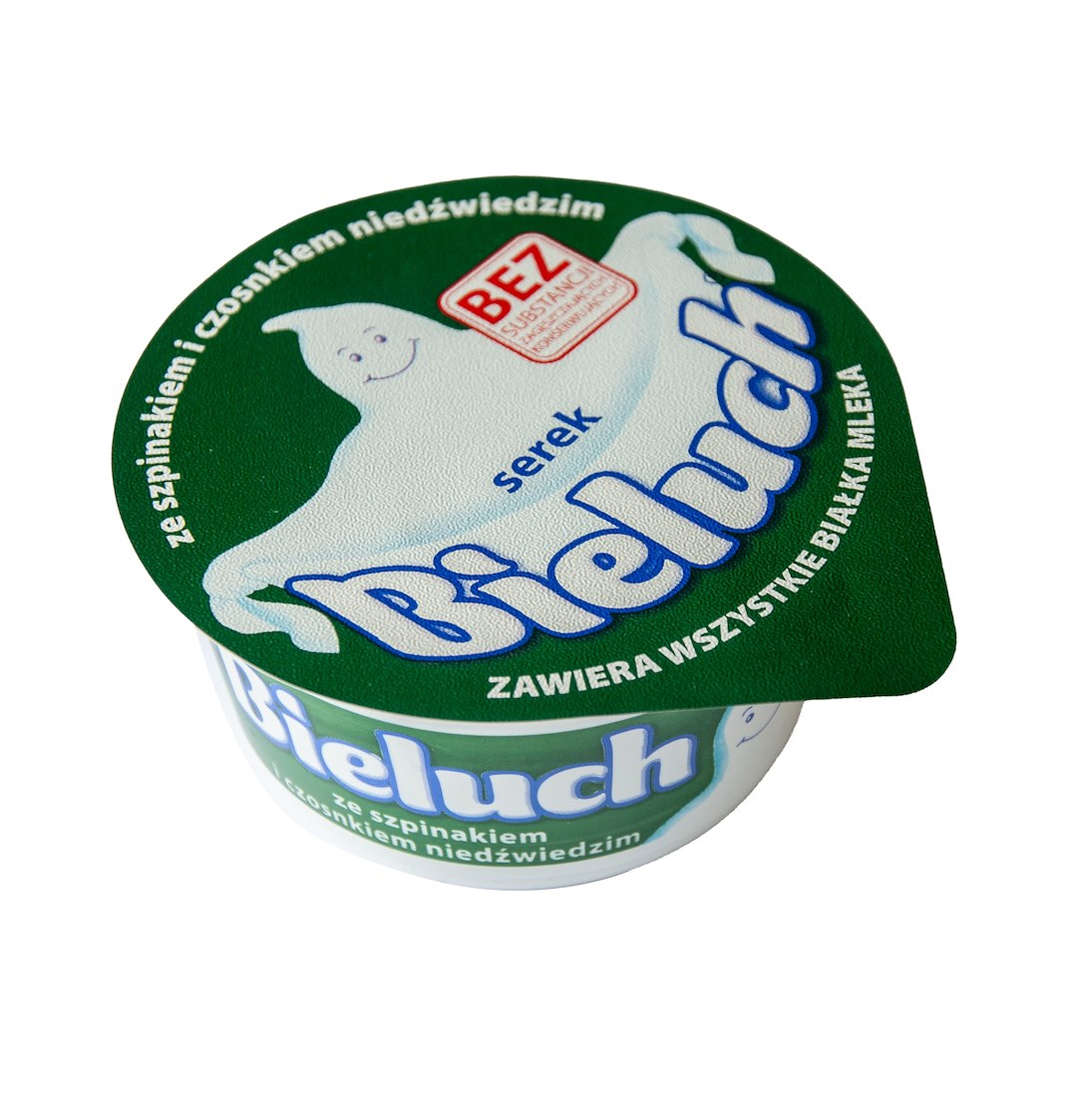 BIELUCH SEREK ZE SZPIN I CZOSNKIEM NIEDŻW 150g/12