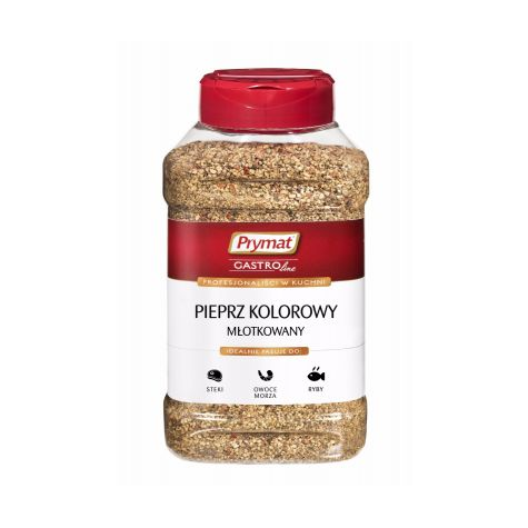 PRYMAT PIEPRZ KOLOROWY MŁOTKOWANY 360g/6 pet