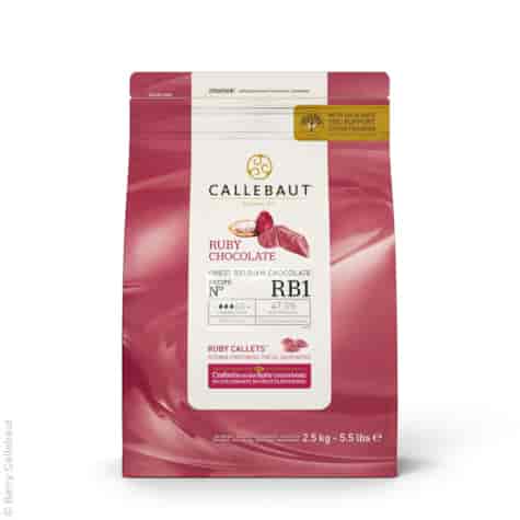 CALLEBAUT CZEKOLADA RÓŻOWA RUBY 47,3% 2,5kg/4