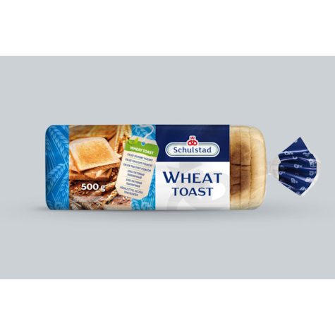 SCHULSTAD SANDWICH WHEAT TOST 500g/16