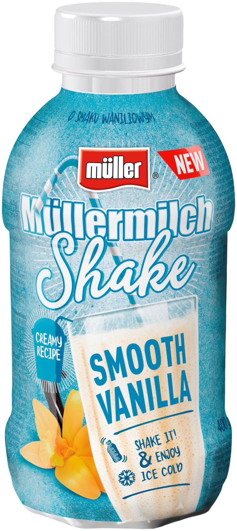 MULLER SHAKE MILK WANILIA 400g/12