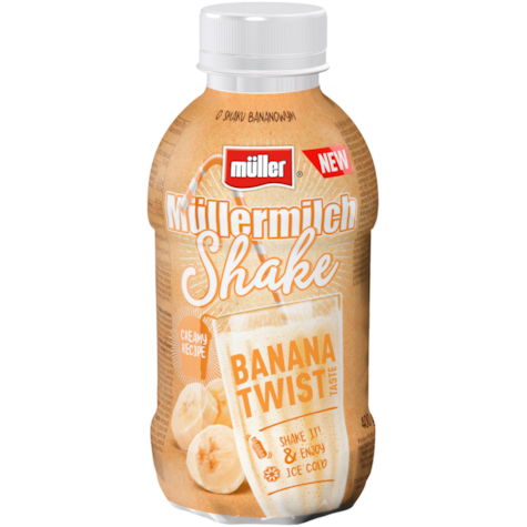 MULLER SHAKE MILK BANAN 400ml/12