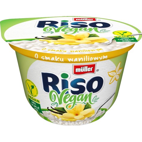 MULLER RISO VEGAN WANILIA 160g/12