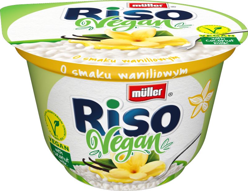 MULLER RISO VEGAN WANILIA 160g/12