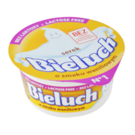 BIELUCH SEREK WANILIA BEZ LAKTOZY 150g/12