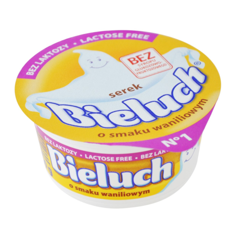 BIELUCH SEREK WANILIA BEZ LAKTOZY 150g/12