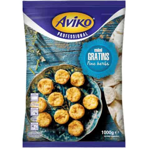 AVIKO GRATINY MINI Z ZIOŁAMI 1000g/10