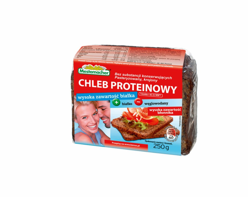 BENUS CHLEB PROTEINOWY 250g/9