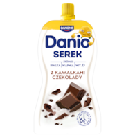 DANONE DANIO W SASZETCE 120g/16 Z KAWAŁ CZEKOL